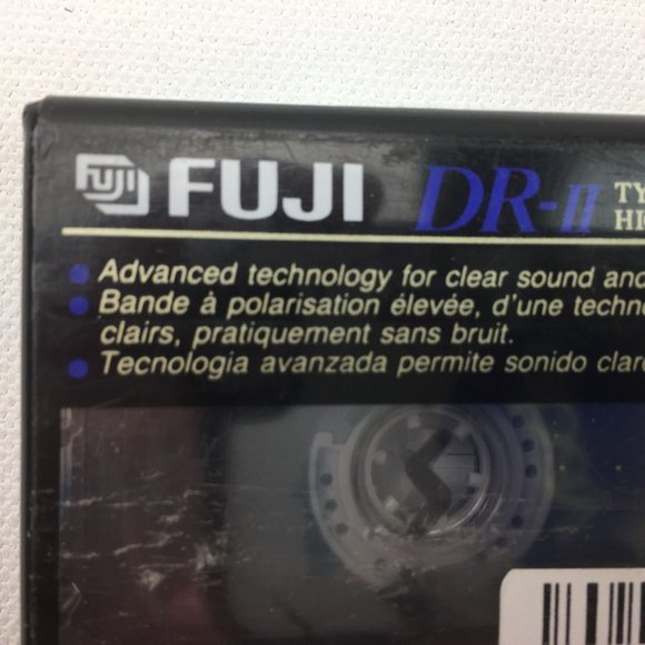 Fuji DR-II High Bias 90 Minute Blank Audio Cassette Tape NEW & SEALED - Picture 3 of 7